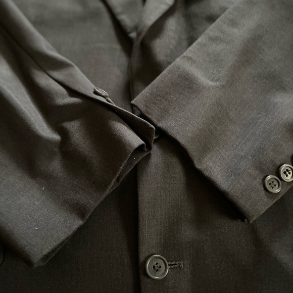 Brooks Stretch Blazer Blue Check 100% ViscoSport Coat Jacket Made in Israel 43L - Picture 9 of 14